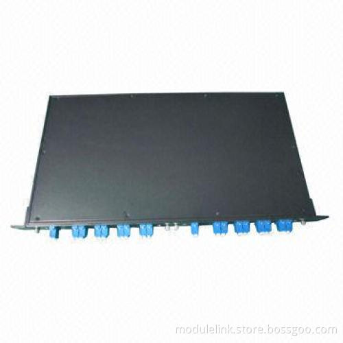 8CH DWDM (CH26-CG33) filter 1,550nm, pigtail and connector (LC/UPC), with rack